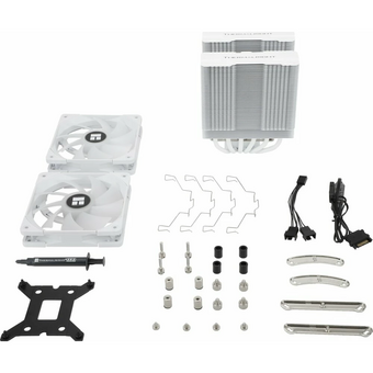  Кулер Thermalright Peerless Assassin 120 White ARGB (PA120-WH-ARGB) Soc-AM5/AM4/1151/1200/2066/2011/1700 4-pin 25.6dB Al+Cu 750gr LED Ret 