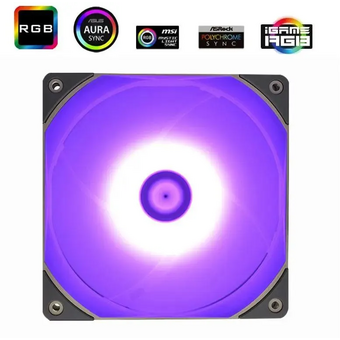  Вентилятор Thermalright TL-C12R-L RGB (Single) Reverse 4-pin 25.6dB 135gr LED Ret 