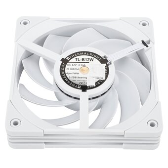  Вентилятор Thermalright TL-B12-W белый 4-pin 28.1dB 205gr Ret 