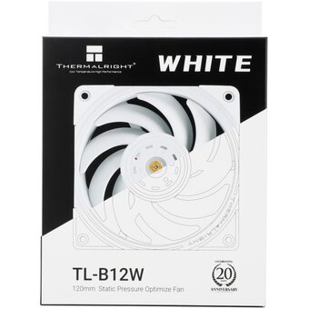  Вентилятор Thermalright TL-B12-W белый 4-pin 28.1dB 205gr Ret 