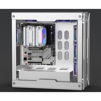  Вентилятор ALSEYE W700-W(USA) 134*148*159mm, 1000-2200RPM, 33.18-86.2CFM, 0-35.3dBA, 12V, 0.02-0.3A, Dual Ball 