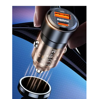  АЗУ REMAX RCC360 Walking 75W PD+QC 1C+1A Fast Car Charger черный 