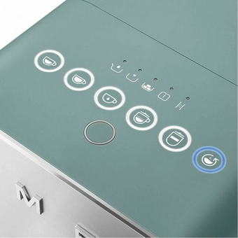  Кофемашина автоматическая SMEG BCC13EGMEU изумрудно-зелена матовая 