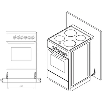  Плита Лысьва ЭГ 1/3г01 СТ-2у черная 