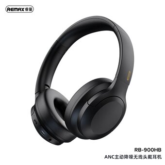  Наушники полноразмерные bluetooth REMAX RB-900HB ANC Wireless Headphone черный 