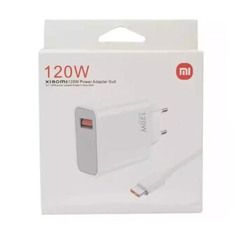  СЗУ Xiaomi 120W GaN 1 USB-A Charger set with cabel Type-C EU (MDY-13-EE) 