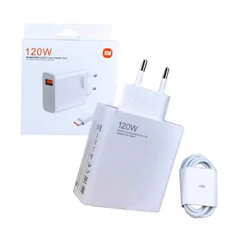  СЗУ Xiaomi 120W GaN 1 USB-A Charger set with cabel Type-C EU (MDY-13-EE) 