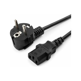  Кабель питания Cablexpert PC-186-VDE Schuko- C13 VDE 10А 1.8м черный 