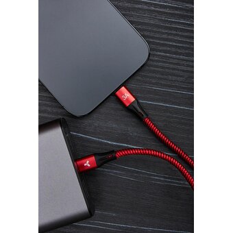  Кабель Accesstyle CL30-F100M Red-Black 