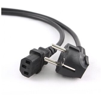  Кабель питания Cablexpert PC-186-VDE Schuko- C13 VDE 10А 1.8м черный 