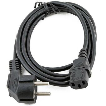  Кабель питания Cablexpert PC-186-VDE Schuko- C13 VDE 10А 1.8м черный 