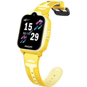  Smart-часы Philips Kids W6610 (CTW6610YL/00) корп.желтый рем.желтый 