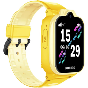  Smart-часы Philips Kids W6610 (CTW6610YL/00) корп.желтый рем.желтый 