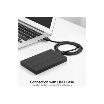  Кабель UGREEN US102 10310 USB 2.0 A Male to A Male Cable 1.5m Black 