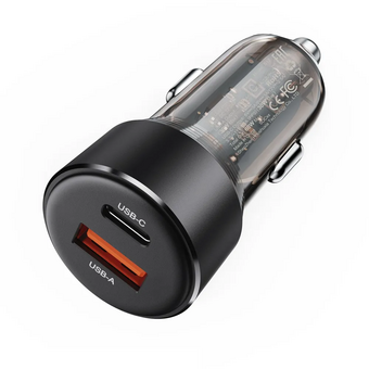  АЗУ ACEFAST B12 60W (USB-A+USB-C) dual-port черный 
