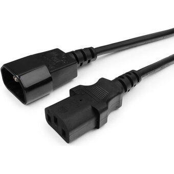  Кабель питания Cablexpert PC-189-1-5M сист.блок-монитор C13-C14 3x1кв.мм 5м черный 