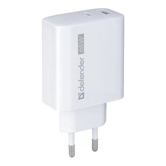  Зарядное устройство DEFENDER UPA-165 USB A+C 65W 83582 