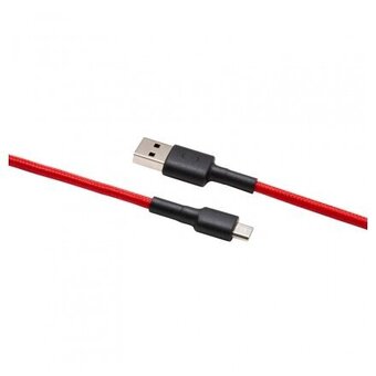  Кабель Xiaomi Mi Braided SJX10ZM SJV4110GL 703805 USB Type-C Cable 100см Red 