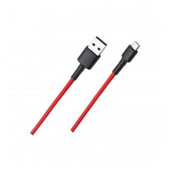  Кабель Xiaomi Mi Braided SJX10ZM SJV4110GL 703805 USB Type-C Cable 100см Red 