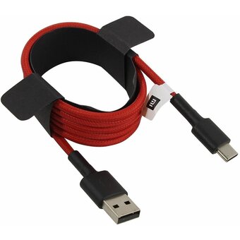  Кабель Xiaomi Mi Braided SJX10ZM SJV4110GL 703805 USB Type-C Cable 100см Red 