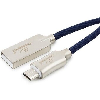  Кабель Cablexpert CC-P-mUSB02Bl-1.8M Platinum USB 2.0 AM/microB 1.8м синий 