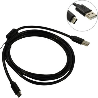  Кабель ATCOM AT6255 USB-C/USB2 1.8m 