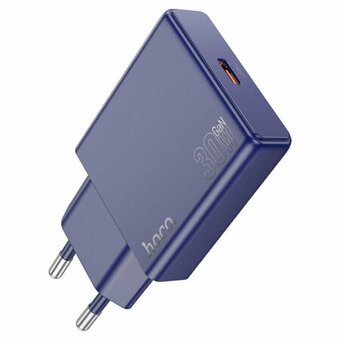  СЗУ HOCO N44 Biscuit single port PD30W charger EU синий 