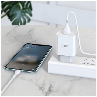  СЗУ HOCO C81A Asombroso single port charger(EU) (белый) 
