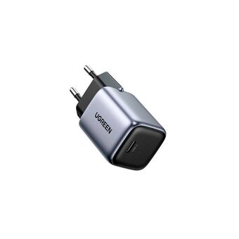  Зарядное устройство UGREEN CD319 (90666) Nexode Mini USB-C 30W PD GaN Fast Charger EU Grey 