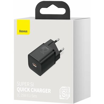  СЗУ Baseus Super Si CCSP020101 Quick Charger 1C 25W EU Black 