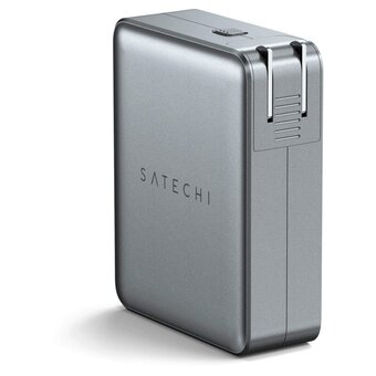  Зарядное устройство Satechi 145W USB-C 4-Port GAN Travel Charger ST-W145GTM Space Gray 