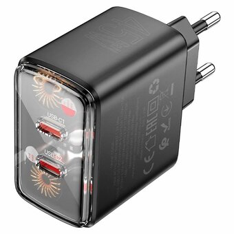  СЗУ HOCO CS43A Smart PD45W(2C) EU черный 