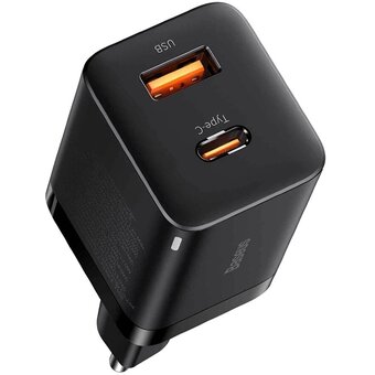  СЗУ Baseus Super Si Pro CCSUPP-E01 Quick Charger C+U 30W EU Black 