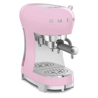  Кофемашина-эспрессо SMEG ECF02PKEU розовый 