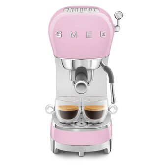  Кофемашина-эспрессо SMEG ECF02PKEU розовый 