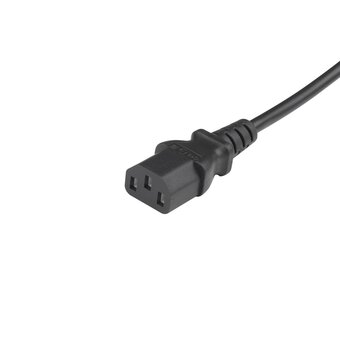  Кабель питания Hyperline PWC-IEC13-SHM-3.0-BK для компьютера Shucko+C13 3x0.75 3м 