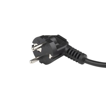  Кабель питания Hyperline PWC-IEC13-SHM-3.0-BK для компьютера Shucko+C13 3x0.75 3м 