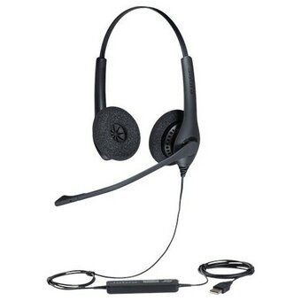  Наушники с микрофоном Jabra Biz 1500 Duo (1559-0159) черный 