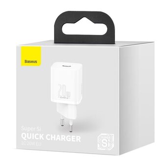 СЗУ Baseus Super Si CCSUP-B02 Quick Charger 1C 20W EU White 