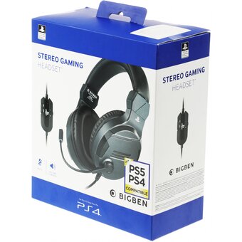  Наушники с микрофоном Nacon Bigben PS4OFHEADSETV3TITAN титан 