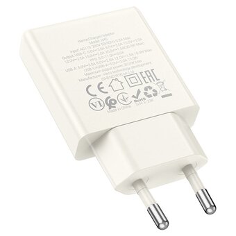  СЗУ НОСО N45 Biscuit PD30W+QC3.0 moonlight white 