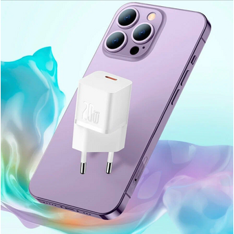  СЗУ Baseus GaN5 CCGN050102 Fast Charger mini 1C 20W EU White 