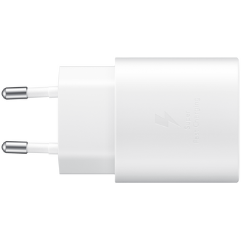  Сетевое зарядное устройство Samsung Adapter EP-TA800NWEGEU 25W White 