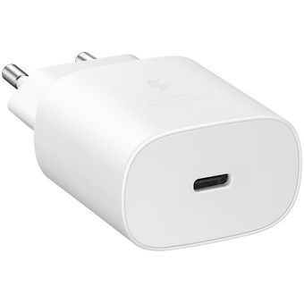  Сетевое зарядное устройство Samsung Adapter EP-TA800NWEGEU 25W White 