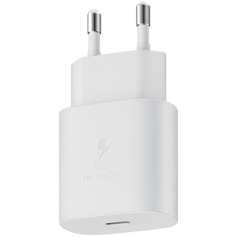  Сетевое зарядное устройство Samsung Adapter EP-TA800NWEGEU 25W White 