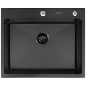  Кухонная мойка Arfeka Eco PVD AR 600*500см Nano Black 