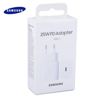  Сетевое зарядное устройство Samsung Adapter EP-TA800NWEGEU 25W White 