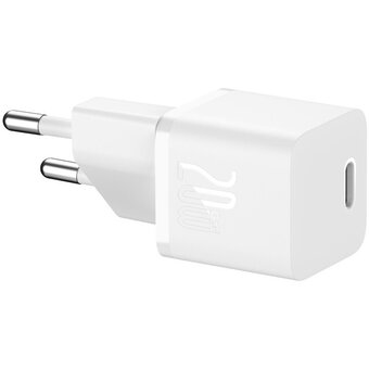  СЗУ Baseus GaN5 CCGN050102 Fast Charger mini 1C 20W EU White 