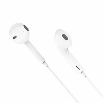  Наушники HOCO M101 Max Crystal grace wire-controlled earphones with microphone белый 