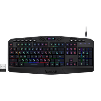  Клавиатура DEFENDER Redragon Harpe 2.4G Wireless Black 78121 